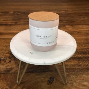 Eco-Luxury Rose Petal Soy Candle